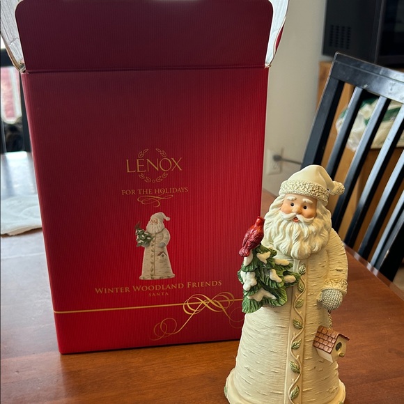 Lenox Other - Lenox Winter Woodland Santa with Red Cardinal